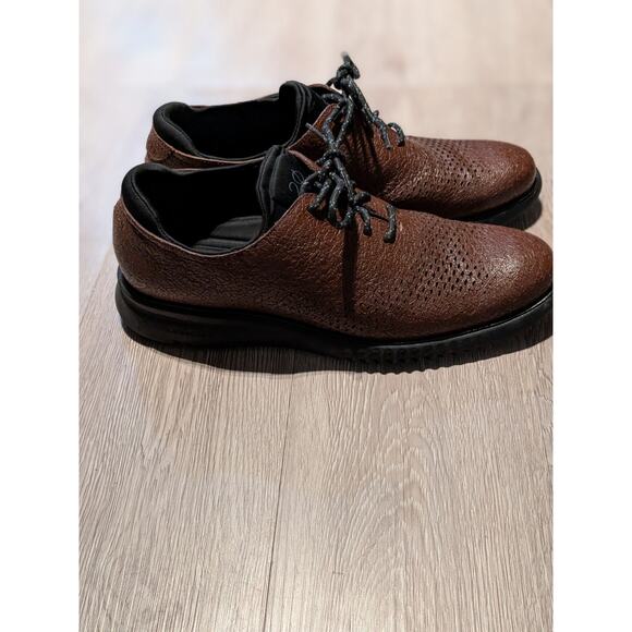 Cole Haan - ZeroGrand Laser Wingtip Oxfords/ Brown / 9 main image 5